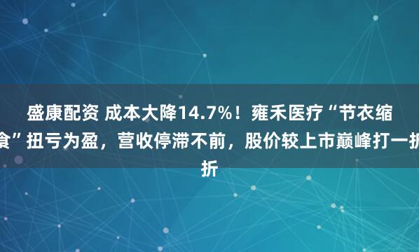 盛康配资 成本大降14.7%！雍禾医疗“节衣缩食”扭亏为盈，营收停滞不前，股价较上市巅峰打一折